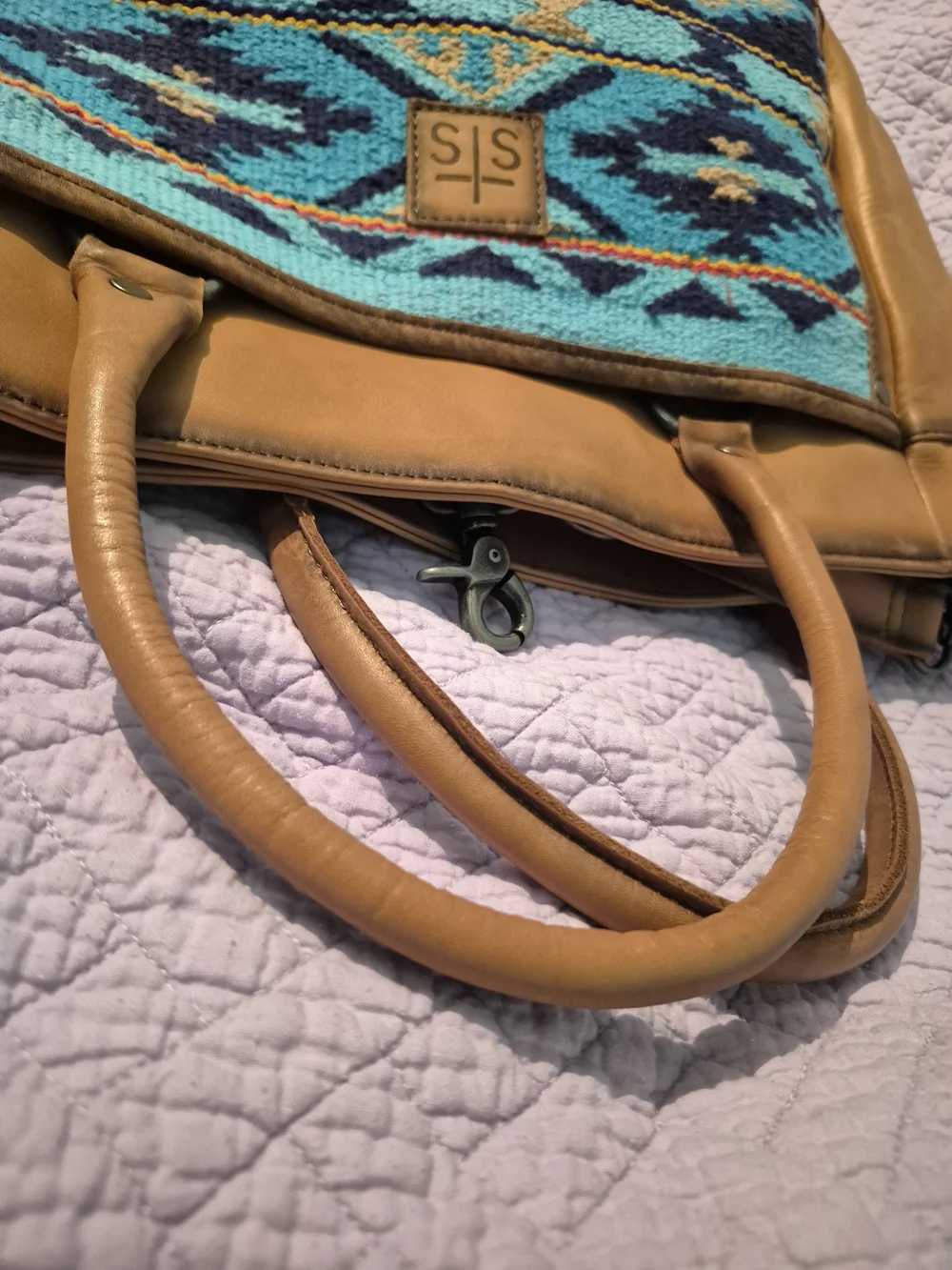 STS Ranchwear Mojave Sky Satchel Multi/Blue Aztec